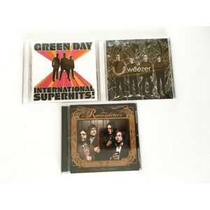 Lot 3 Punk Rock CDs - Weezer Green Day Raconteurs